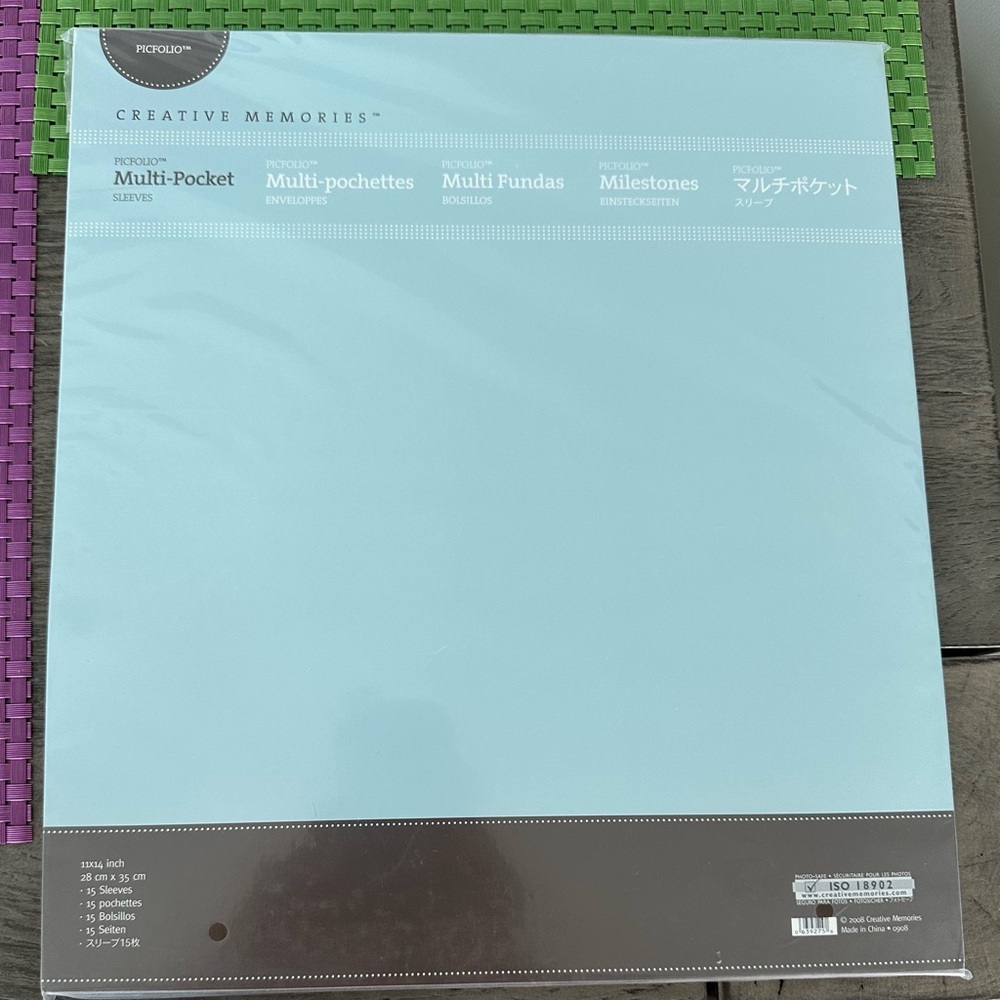Creative Memories 11x14 inch Picfolio Album Multi-Pocket Sleeves